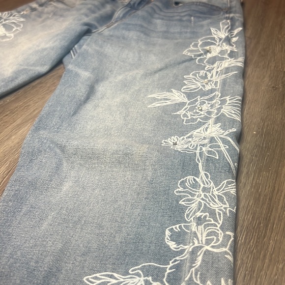 EXPRESS Vintage Skinny High Rise Jeans Size 4 with embellishments - Picture 5 of 6